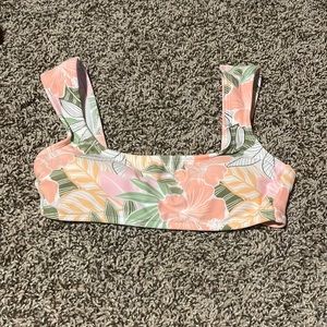 Small floral swimsuit top